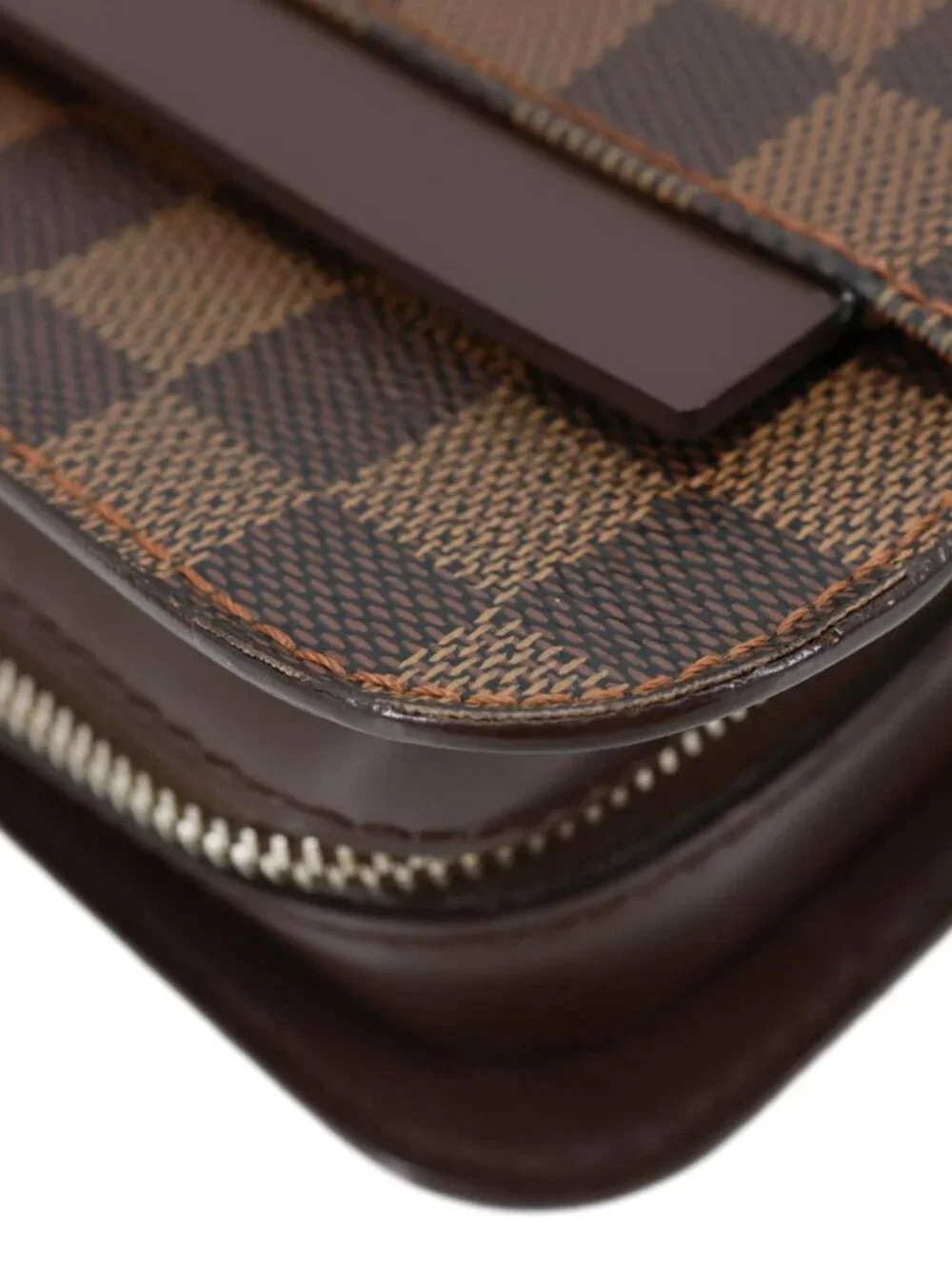 Louis Vuitton  Saint Louis Damier Ebene Pochette Clutch Bag Brown
